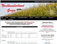 Tablet Screenshot of northumberlandgrain.com